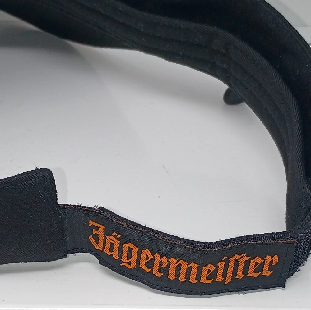 Jägermister, Black Sun Visor with Orange Trim